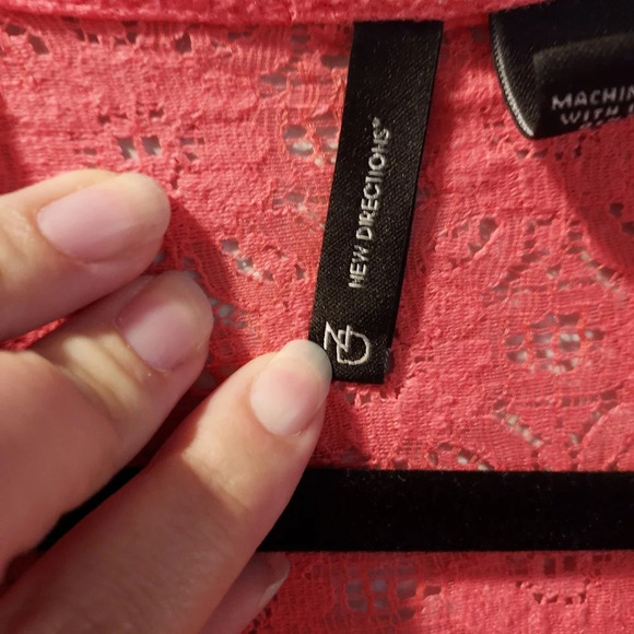 New Directions Pink Coral Open Front Long Sleeve Cardigan in Size XL - Picture 2 of 12